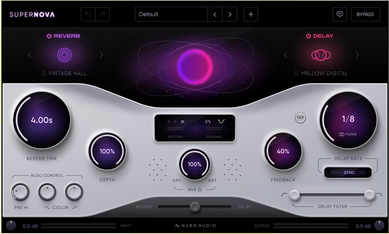 Nuro Audio插件Supernova混响效果器win/mac版全套Xvox/Xrack\Xpitch/Xrider 音频插件下载