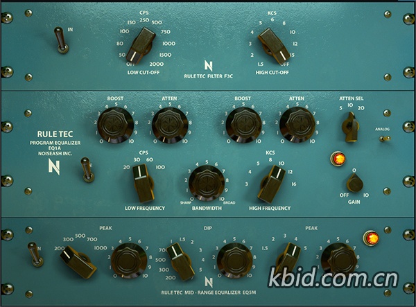 母带处理（NoiseAsh Rule Tec All Collection）后期混音人声、乐器效果器，复古模拟经典音色 Pultec 式均衡器-EQ