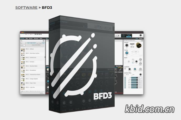 BFD 3 完整全套+扩展，最具可塑性的鼓音源/鼓音色引擎之一，最真实的鼓音源