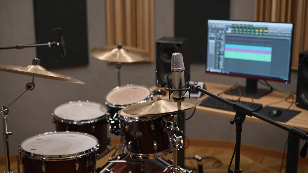 多麦克风混音在虚拟鼓组中的应用