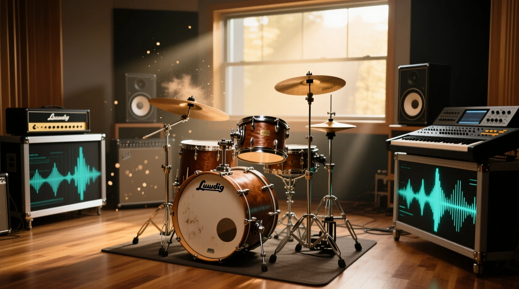 经典与现代摇滚鼓组音色的采样与混音标准