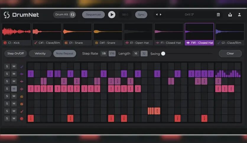 音色库工具 Session Loops DrumNet v1.9.5 \ 1.9.7 现代鼓机,现代音乐制作,用于嘻哈音乐的厚重底鼓、电子舞曲的清脆军鼓