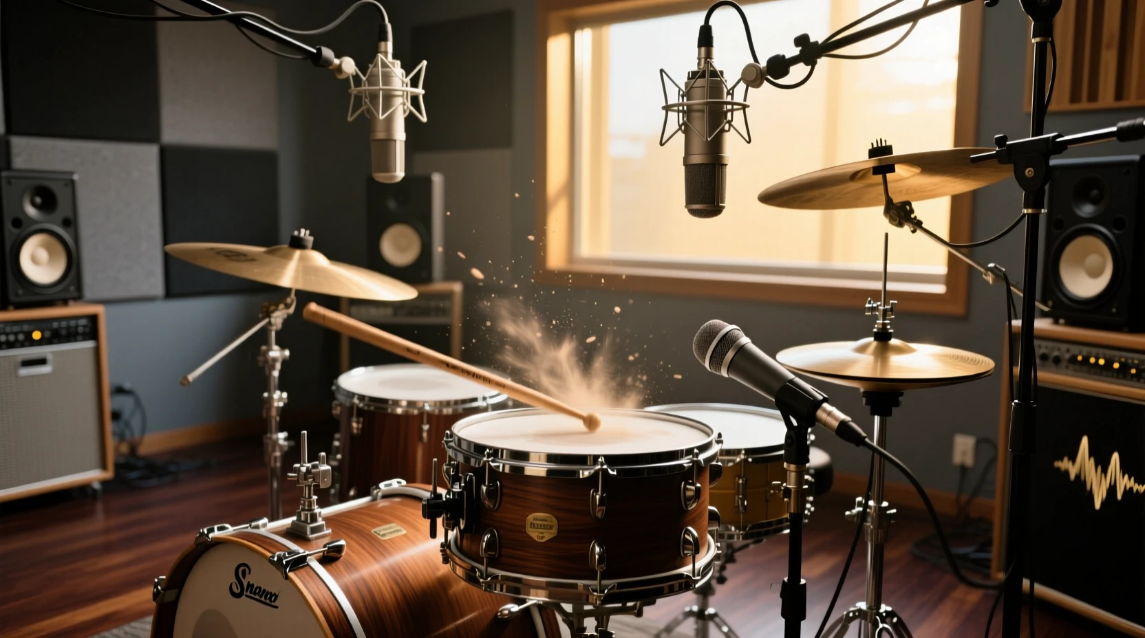 多话筒录音与多力度分层技术在鼓音源采样中的实践与价值