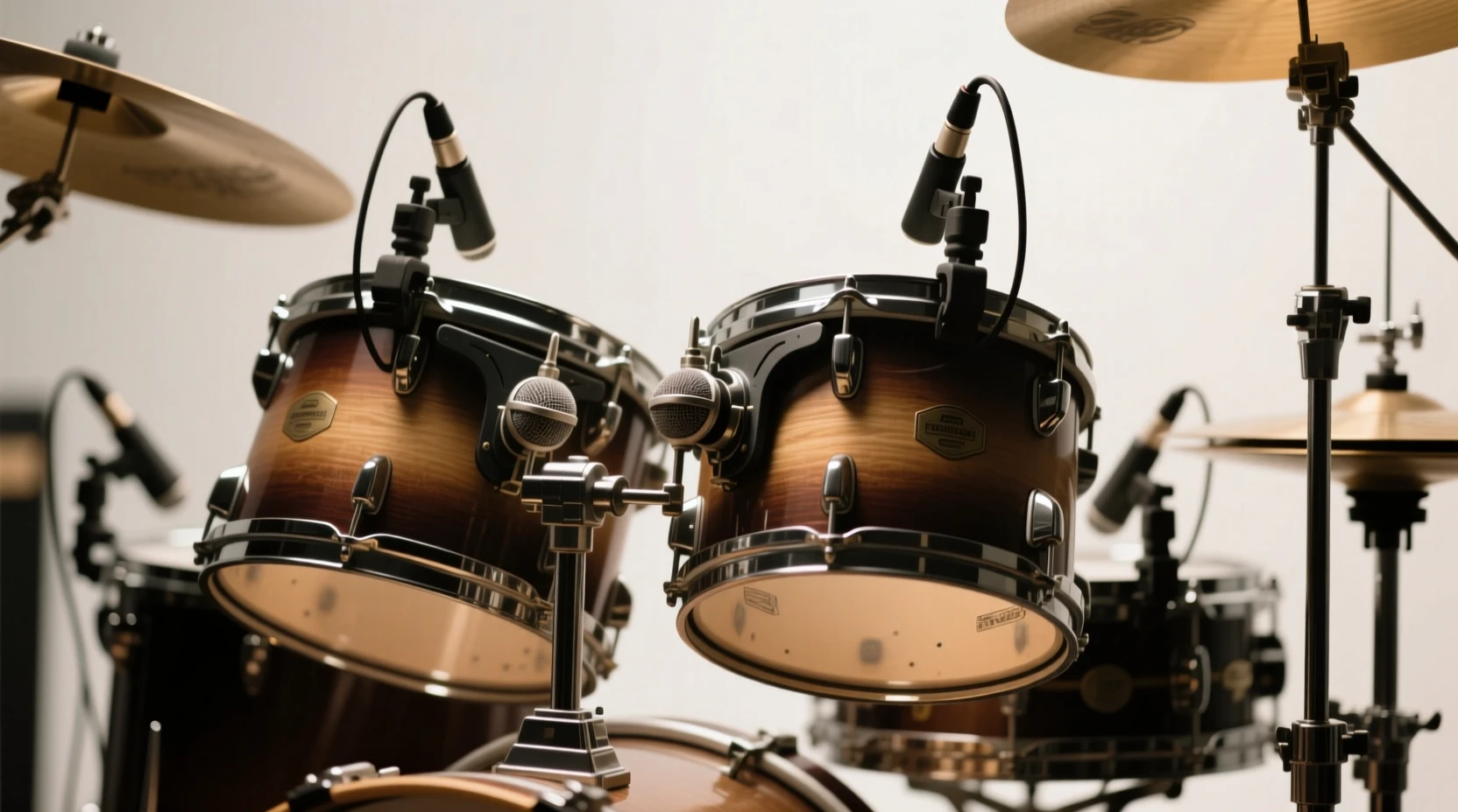 非标准鼓麦摆放对音色的影响