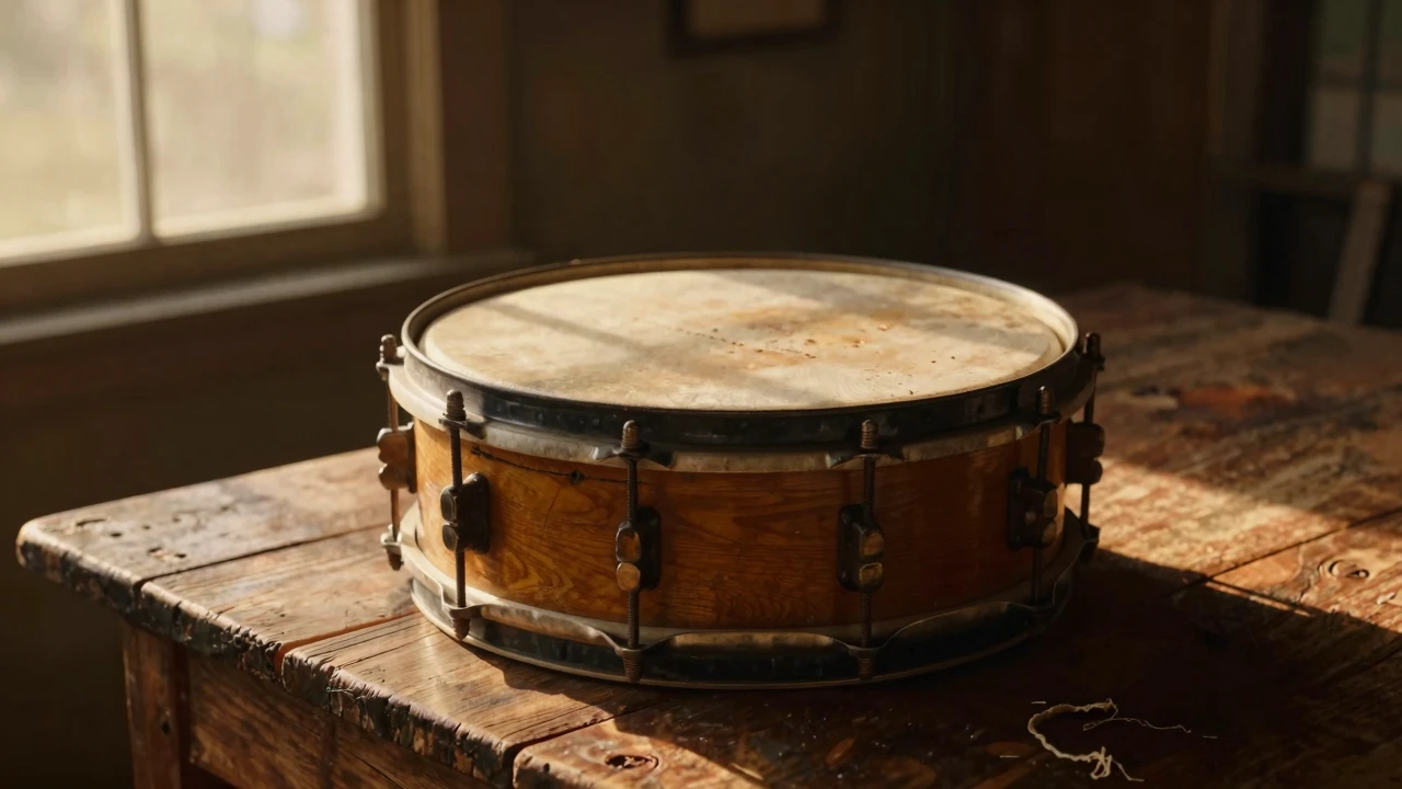 老式木质军鼓音色如何塑造蓝调情感？