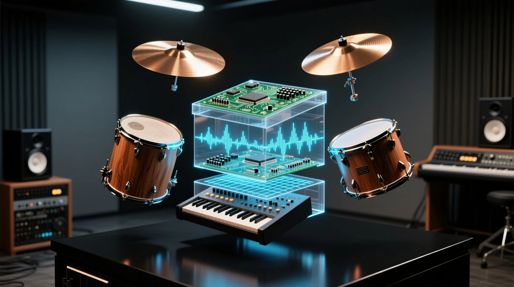 嘻哈鼓音源的音色层次结构