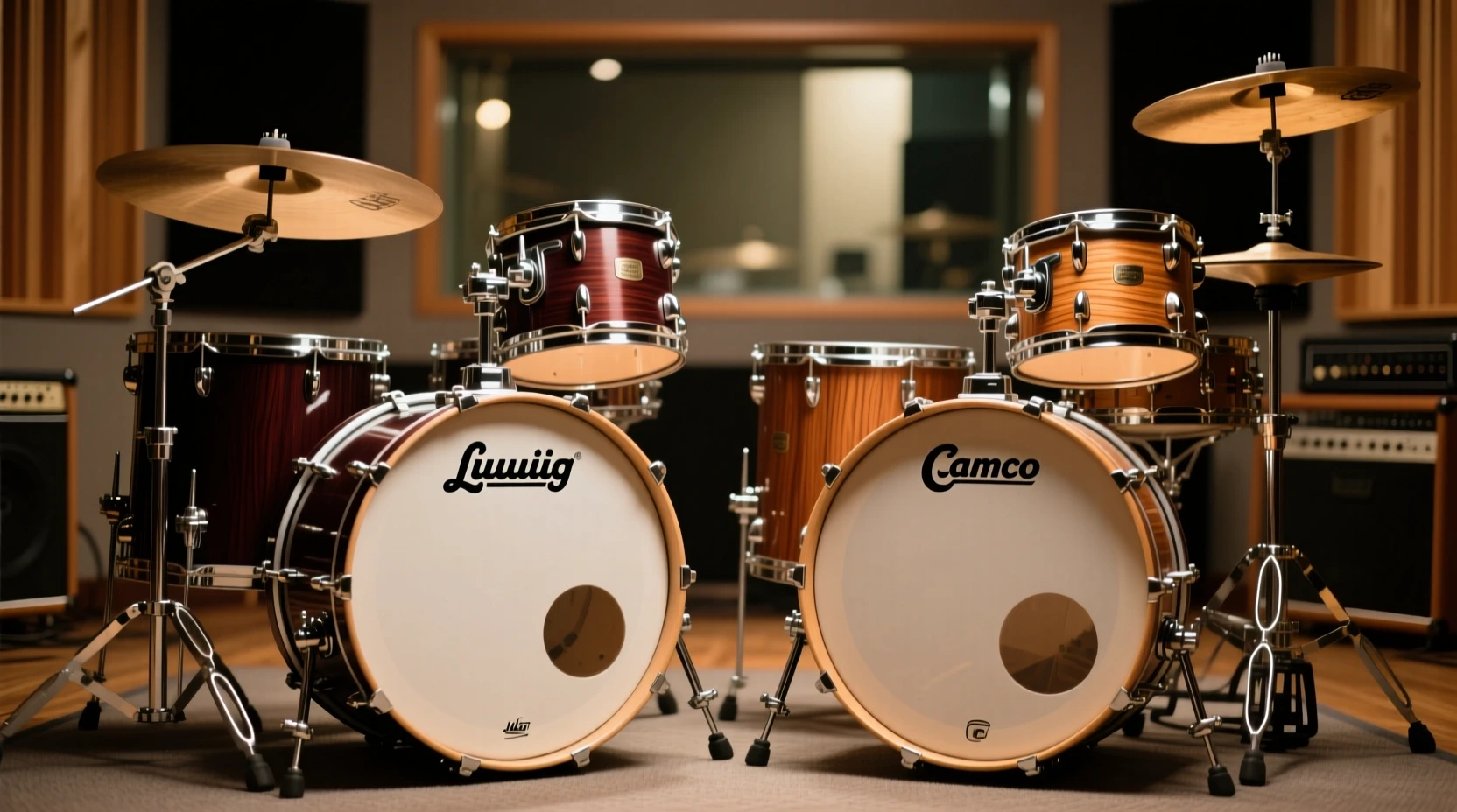 经典鼓组Ludwig与Camco的声音特性