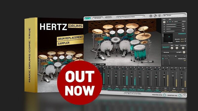 虚拟鼓乐器插件 Hertz Instruments – HERTZ DRUMS v2.0 赫兹鼓音源,经典与现代鼓组真实演奏体验,复古摇滚、现代金属音色