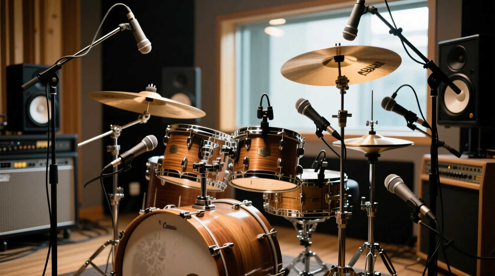 多麦克风录制提升鼓样本真实感