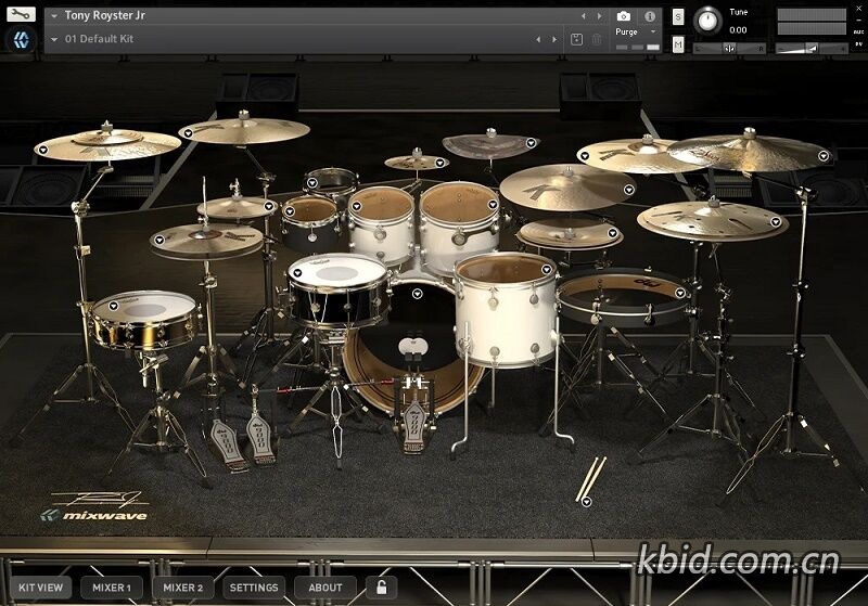 嘻哈音乐鼓手  MixWave：Tony Royster Jr 现代流行鼓音色，卓越的节奏感虚拟乐器音源