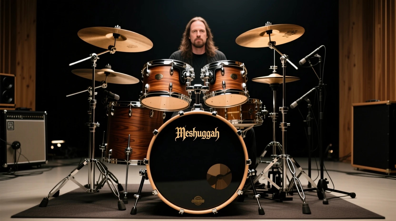Meshuggah乐队鼓手Tomas Haake的鼓组设计理念