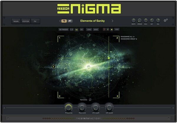 数字音频工具 Zero G Enigma 打击乐合成器,采样世界民族乐器,合成引擎内置高质量非洲金贝鼓、中东铃鼓到东方太鼓声源,实现精准声音设计
