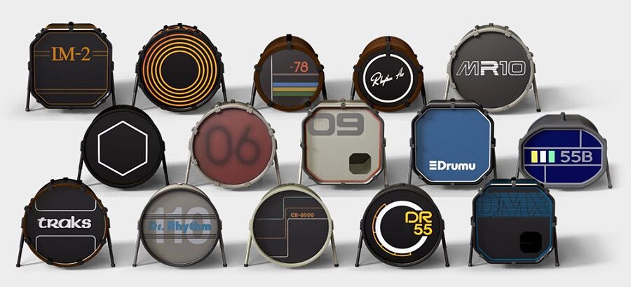 打击乐器真实质感 Soniccouture Electro-Acoustic v1.3 电子鼓综合套装,顶级虚拟乐器鼓音色,采样自经典模拟合成器、老式鼓机，808底鼓\明亮军鼓音效