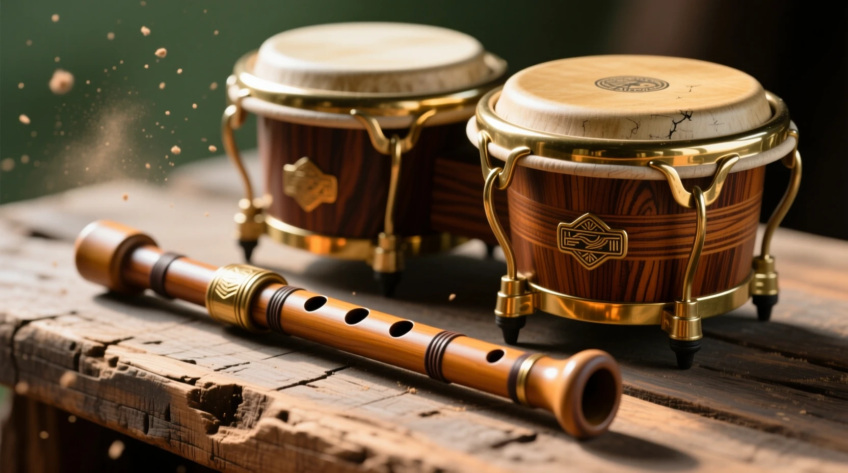 克纳笛与邦戈鼓的声学特性