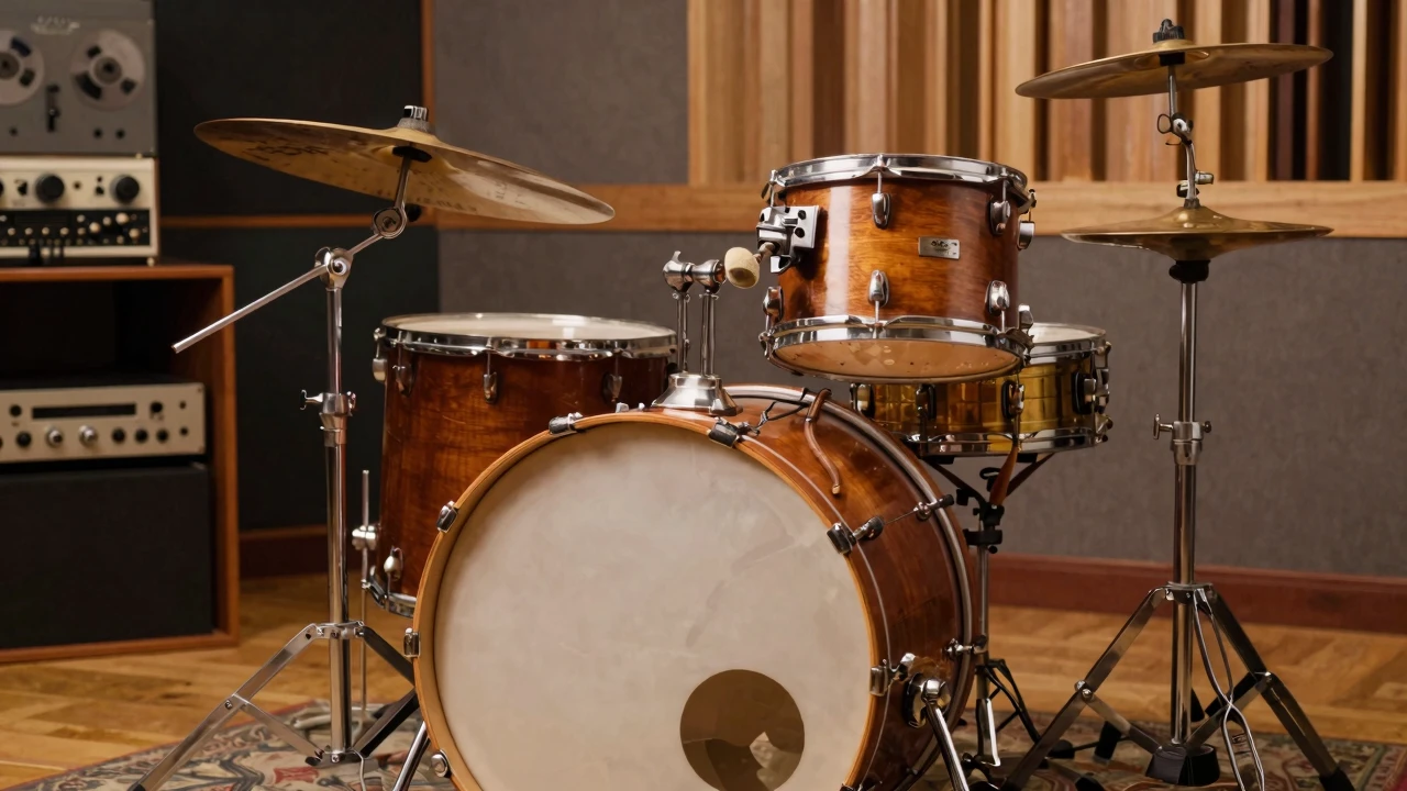 经典摇滚鼓音色的历史演变与技术实现