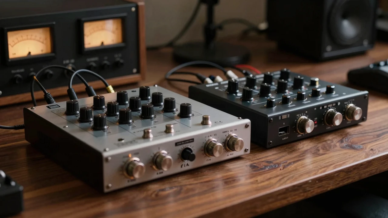 LA-2A光学压缩对1A均衡音色影响