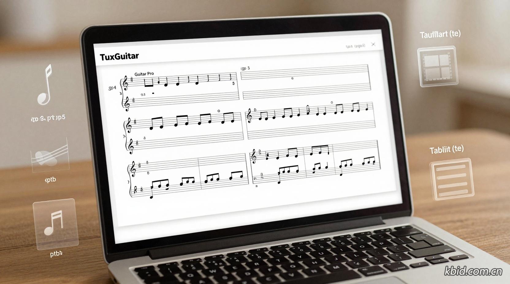 TuxGuitar支持的乐谱格式解析