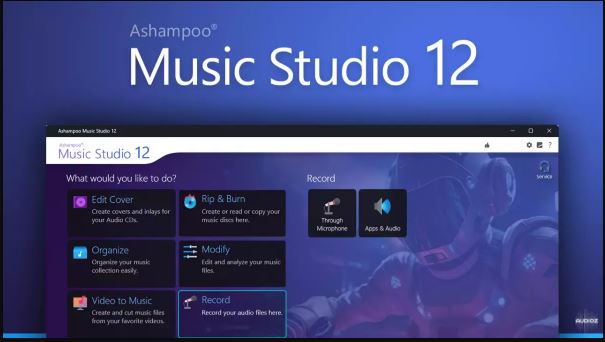 音频合并\混音操作 Ashampoo Music Studio v12.0 音频编辑工作站,制作、修剪、混合和组织音乐,刻录剪切音频文件