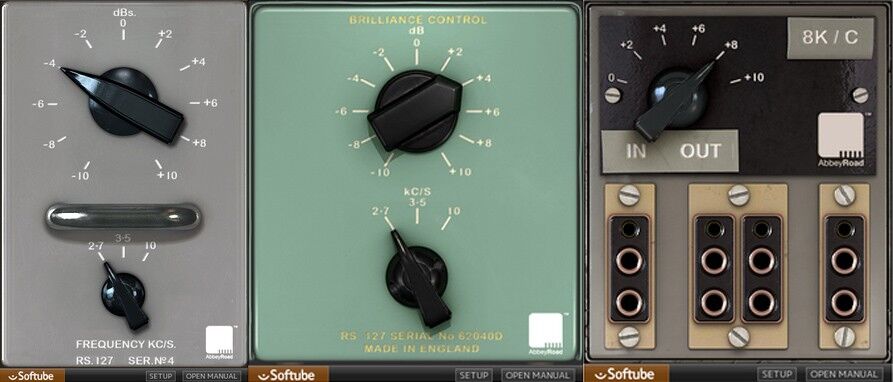 均衡器合集 Softube Abbey Road Brilliance Pack 还原经典设备RS56\RS127\RS135的电路特性与声音特质,人声增添空气感\鼓组打磨冲击力