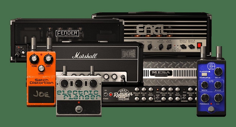 吉他贝斯效果器 IK Multimedia AmpliTube 5 Complete 混音母带-虚拟音色工作站，模拟设备模型硬件压缩与均衡,用于即兴练习\家庭录音\专业音乐制作