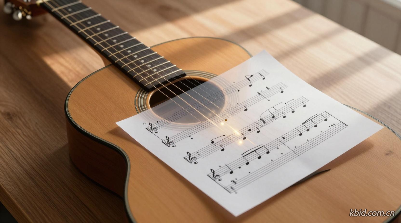 吉他六线谱与标准记谱的转换原理