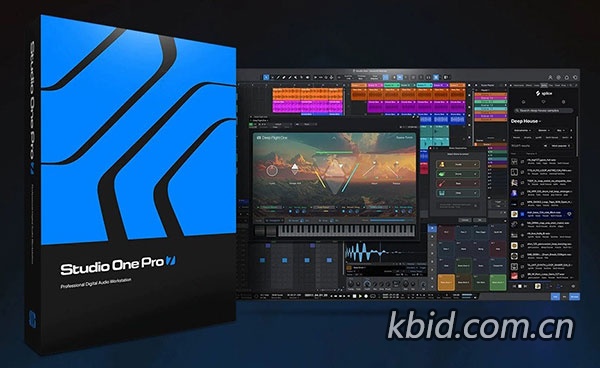 录音\混音\母带处理 PreSonus Studio One Pro 7 v7.1.0 音乐制作软件,数字音频工作站-自动配置轨道和效果链，新增Ampire XT吉他放大器模拟器