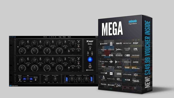 电子管均衡器 Plugin Alliance & Knif Audio Soma 复古模拟技术与现代数字效果器插件，音频处理模拟质感人声增添丝滑的高频空气感混音
