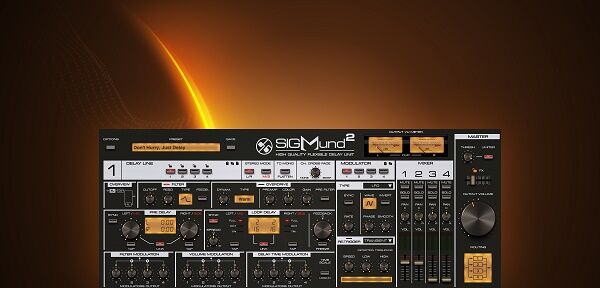 西格蒙德延迟效果插件 D16 Group – Sigmund 2 v2.0.0 模拟经典数字音质调制,音乐制作\声音设计，塑造细腻人声氛围\吉他旋律添加尾韵构建节奏铺底