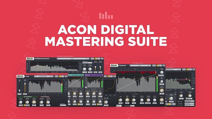 模块化混音与母带处理套装 Acon Digital Mix And Mastering Suite 插件效果包，音乐制作音频工程师声音设计，均衡\压缩\混响高级的多段动态处理