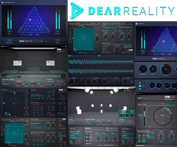 真实感音频处理插件 Dear Reality Plugins Bundle 综合效果器合集包,音乐制作\影视后期与声音设计\播客与有声书,精准模拟各类乐器和环境的声学音效