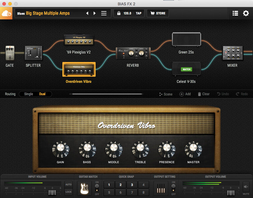 吉他效果器插件 Positive Grid BIAS FX 2 Elite 音箱模拟软件，经典与现代硬件音色，纯净清音到高增益失真再到丰富空间效果的顶级音质