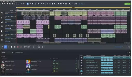 音乐制作软件\AI辅助作曲工具 MAGIX Music Maker Premium 2026 v34.0.0 内置高品质音源库古典交响到现代电子音乐,自动生成和声与编曲建议