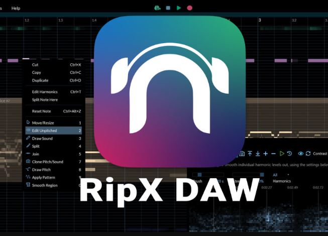 伴奏提取工具 Hit’n’Mix RipX DeepAudio v7.5.1 音频分离混音软件,实时音频修复，立体声文件分离人声\鼓声\贝斯\乐器独立音轨