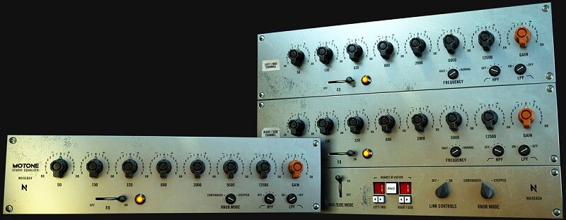 复古模拟音色EQ NoiseAsh Audio – Motone Pro Bundle 均衡器套装,经典硬件声音插件，重现温暖\醇厚谐波染色,精确频段控制低频\高频丰满立体质感