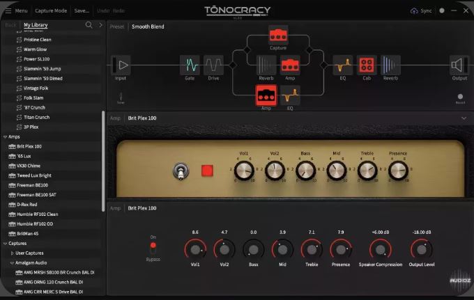 吉他手音色模拟 Atomic Amplifiers Tonocracy Guitar Amp and FX Modeling v2.3.1 free 吉他音箱效果器套件