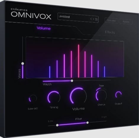 声音后期塑造器 Cymatics OMNIVOX Harmony Engine v1.0.0 人声饱满|质感丰富的和声