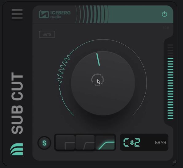 音频处理插件 Iceberg Audio SubCut v1.1.1 精准低切效果器