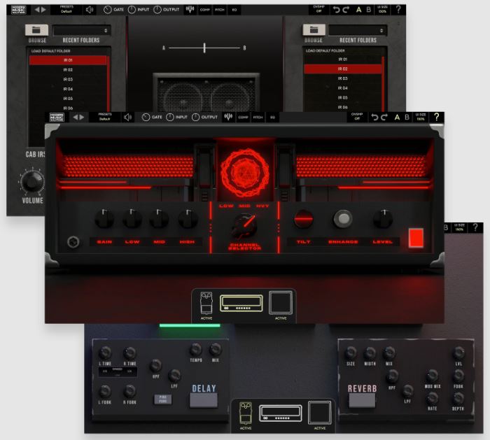 吉他音箱效果套件 Modern Music Solutions Clairvoyant Amp Suite v1.1.2 高增益电子管动态
