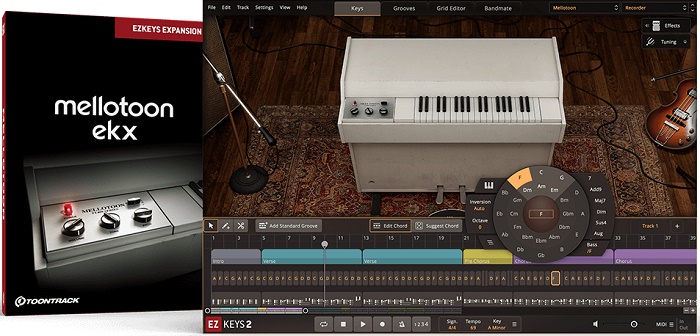 梅洛顿钢琴 Toontrack Mellotoon EKX 扩展音源