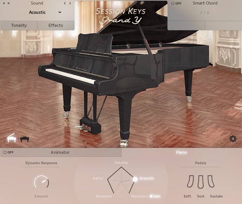 音乐编曲音源 E-instruments Session Keys Grand Y 精致雅马哈大钢琴
