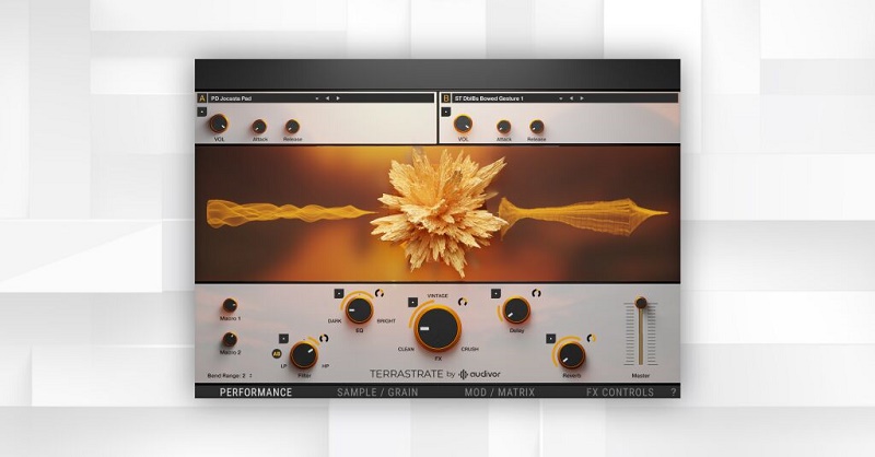 混合电影合成器 Audivor Terrastrate 配乐师和声音设计师的多功能工作站,模拟合成器的温暖质感和数字合成器的精准操控完美融合,电影作曲家参与设计的音色