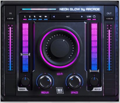 复古低保真音频插件 W.A Production NeonGlow v1.0.0b2 声音加入带有年代感效果