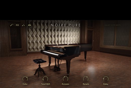 殿堂音乐厅大钢琴 Native Instruments Noire 纯净音色钢琴音源