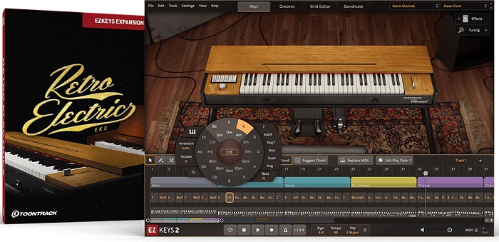 复古键盘音色 Toontrack Retro Electrics EKX 复古与现代影视配乐