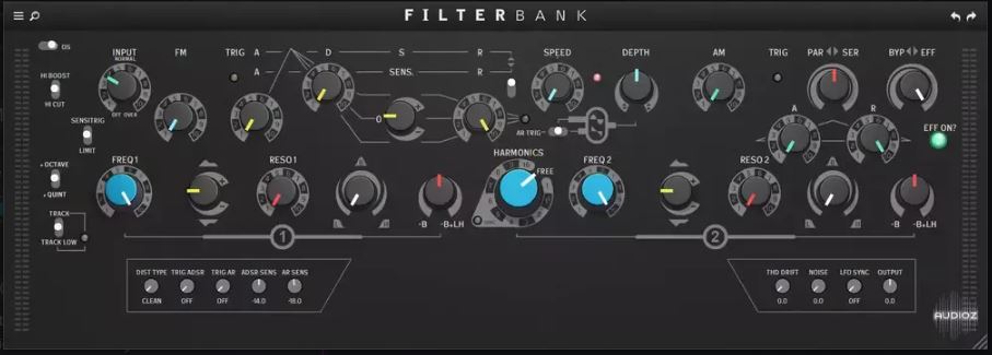 声音染色和塑形 Rave Generation Filterbank v1.0.2 滤波\饱和\失真
