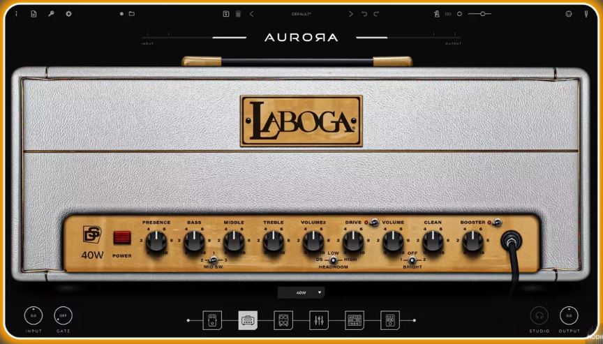 吉他音箱效果器 Aurora DSP Laboga DS v1.0.1 清音到高增益失真等多种音色