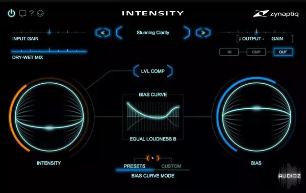 混音\母带处理器 Zynaptiq INTENSITY 2.0 展现声音细节，提升响度和密度、清晰度