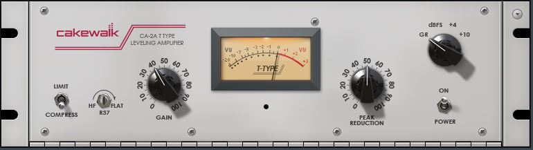 经典光学压缩器 Cakewalk CA 2A T Type Leveling Amplifier 2 温暖、顺滑且通透的压缩效果