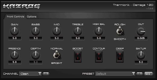 吉他效果器插件 Kazrog Thermionik v5.0.3 高增益金属风格