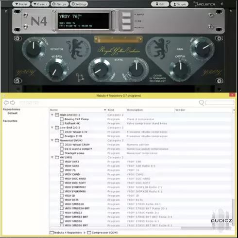 Acustica Audio Nebula 4 v2.2.1 External Libraries Only 综合采样效果器
